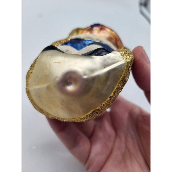 Vintage 1998 Inge Glas Bountiful Santa Blown Glass Ornament Holiday Christmas - Picture 7 of 11